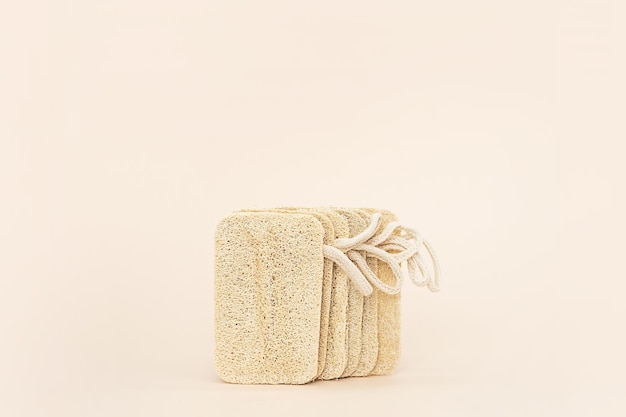 Ecological loofah sponges biodegradable scrub pad Zero waste household product