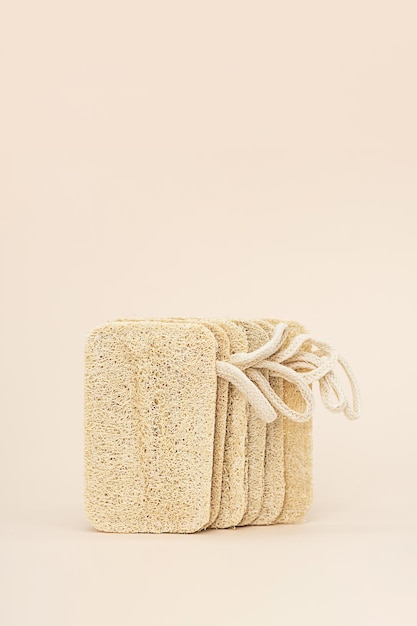 Ecological loofah sponges biodegradable scrub pad Zero waste household product