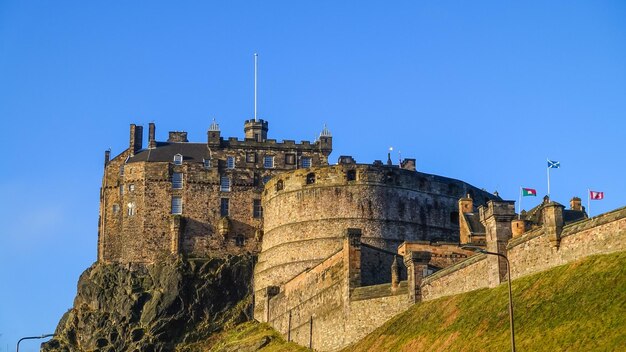 Edinburgh Castle in old town Edinburgh