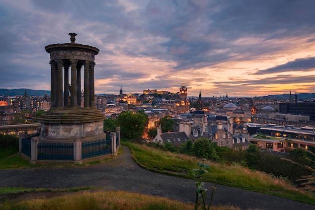 Edinburgh from calton hill scotland