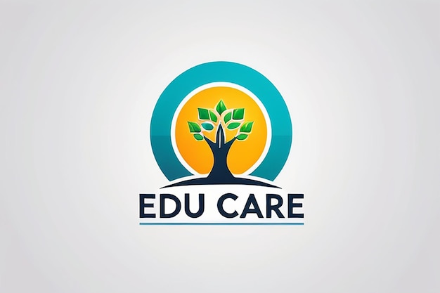 Edu care logo design Education Logo design Vector