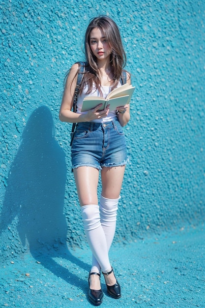 education business university student academic high school studying books girl fashion outfi