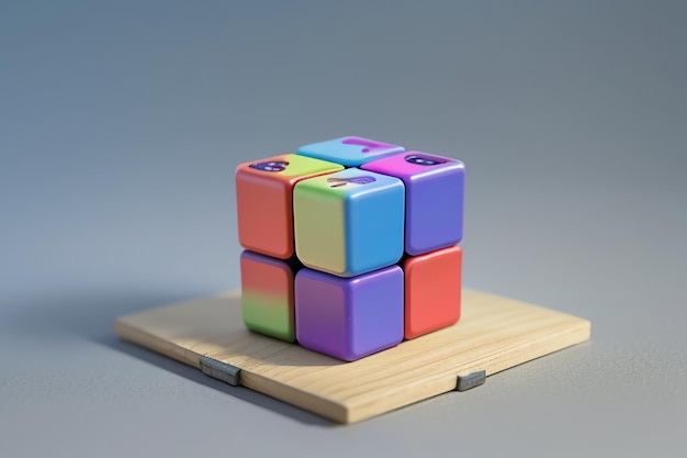 Educational toy Rubik Cube Exercise Thinking Ability Highly Difficult Rotation Competition