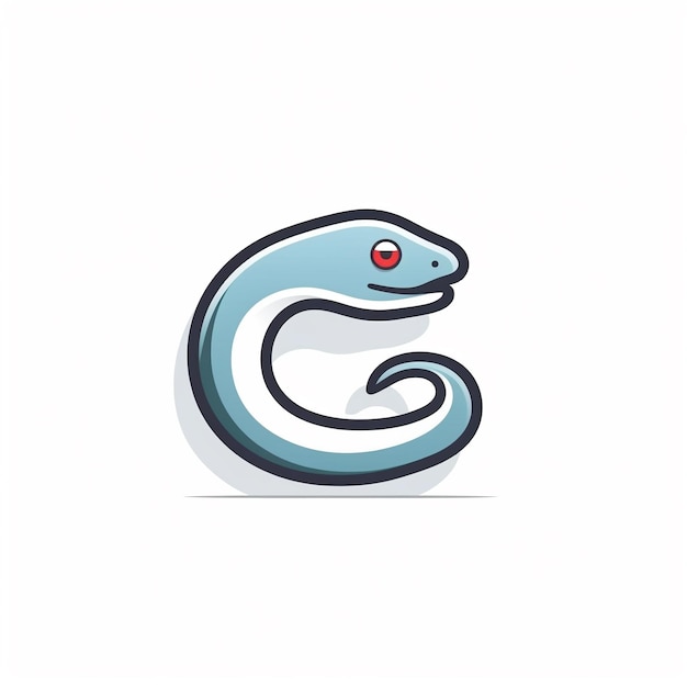 Eel Icon Marine Life and Nature Symbol Art Logo Illustration