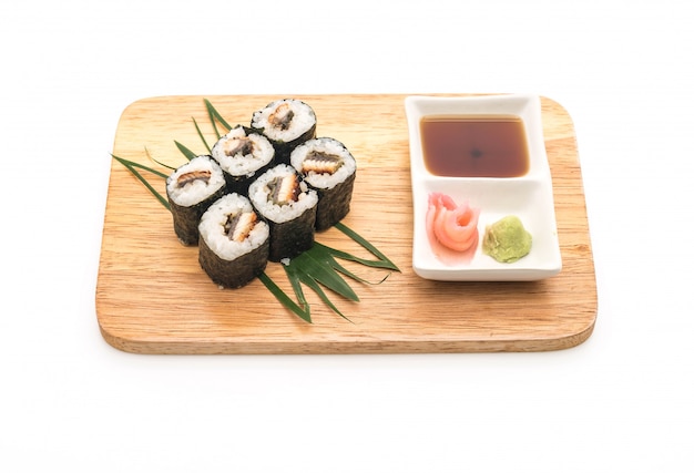 eel maki sushi- japanese food style