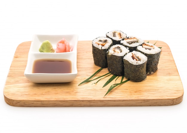 eel maki sushi- japanese food style