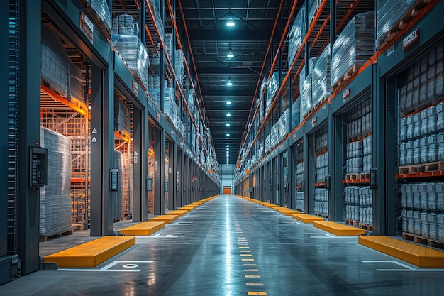 Photo efficient automation in cold storage warehouses at low temperatures