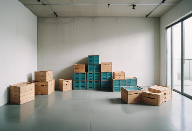 Efficient Packing and Organization Wooden Boxes and Essentials for Your New Home