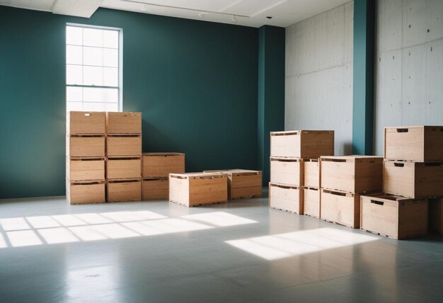 Efficient Packing and Organization Wooden Boxes and Essentials for Your New Home