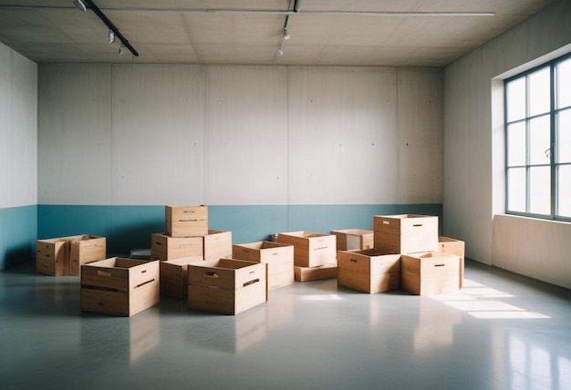 Efficient Packing and Organization Wooden Boxes and Essentials for Your New Home