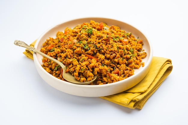 Egg bhurji also known as Masala Anda Bhurji is a scrambled eggs dish which is a popular Indian str