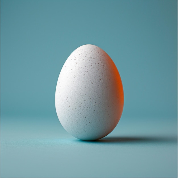 Egg isolated on blank back