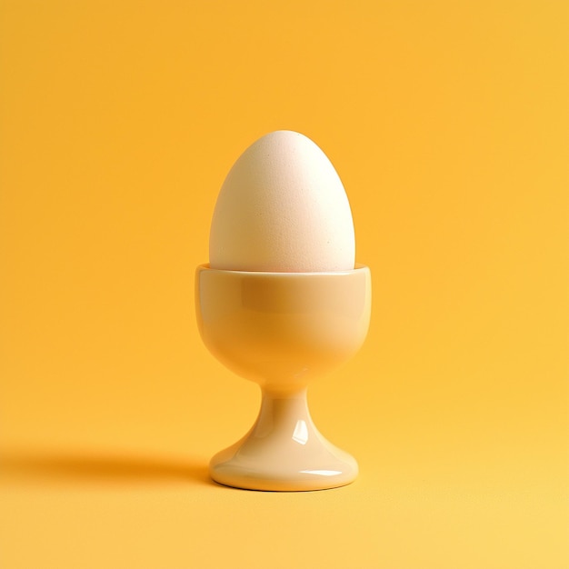 Egg isolated on blank back