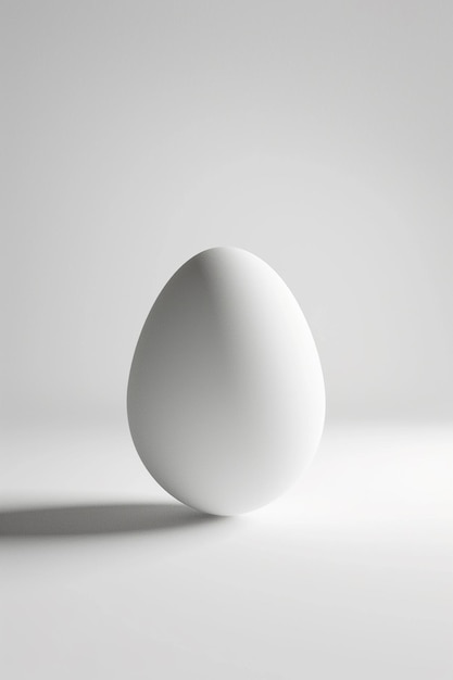 Egg isolated on blank back