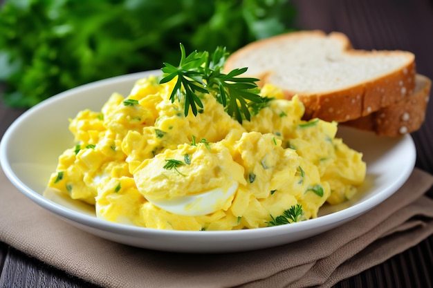 Egg Salad Healthy Lunch Recipe