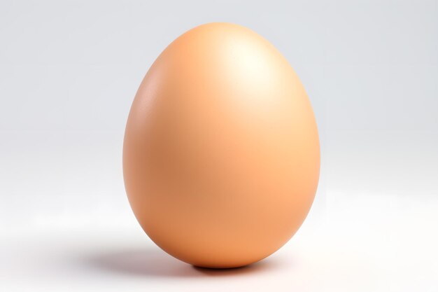 egg on white background