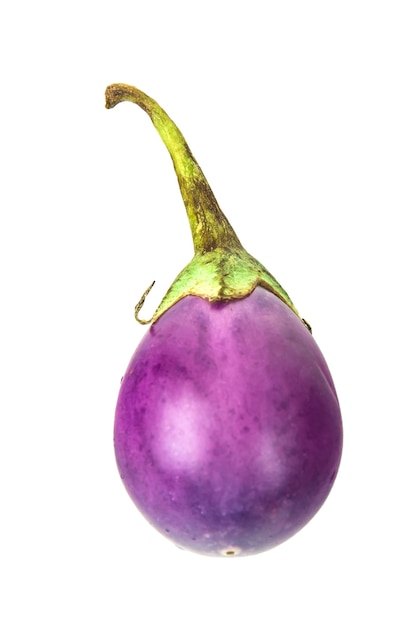 Eggplant on isolated background Clipping path