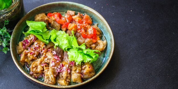 eggplant salad spices antipasto