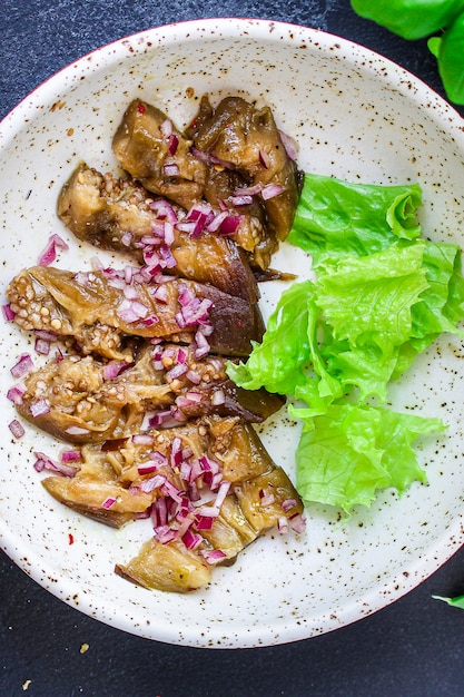 eggplant salad spices antipasto