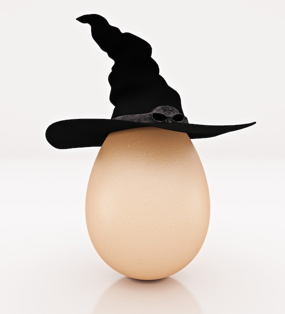 Eggs Halloween day 3d rendering