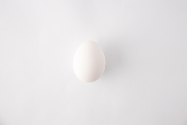 Eggs on a white background food easter