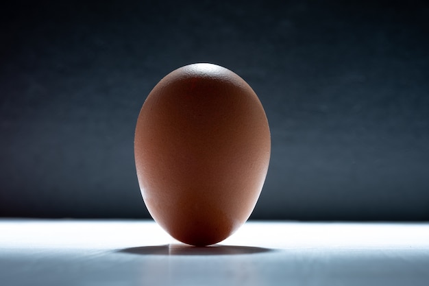 Eggs on a white background