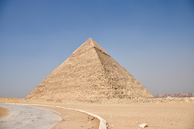 Egypt The Pyramid of Cheops Khafre Mikerin A pyramid with the word pyramid in the background