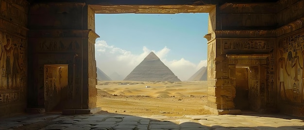 Egyptian Gateway Hieroglyphs and Pyramids Concept Ancient Egypt Hieroglyphs Pyramids Pharaohs Egyptian History