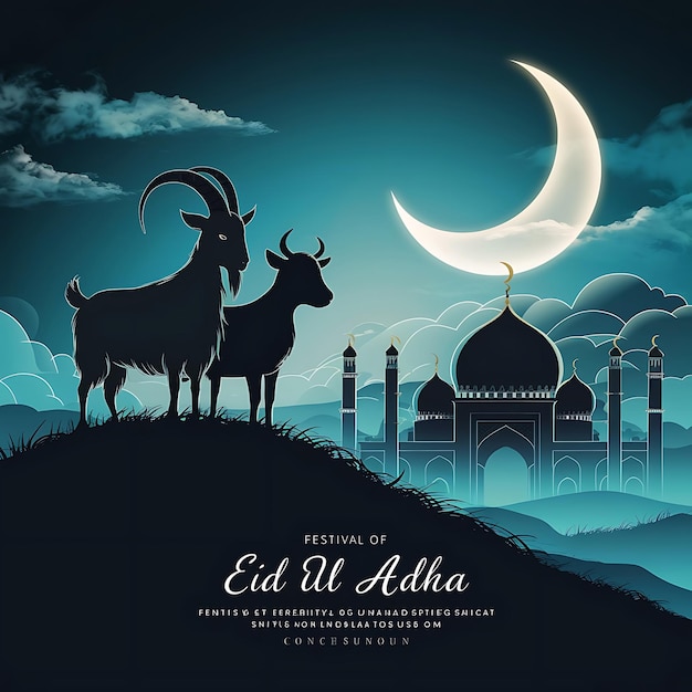 Eid Al Adha mubarak background design