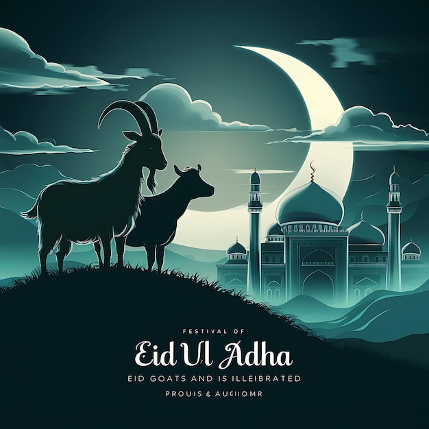 Eid Al Adha mubarak background design