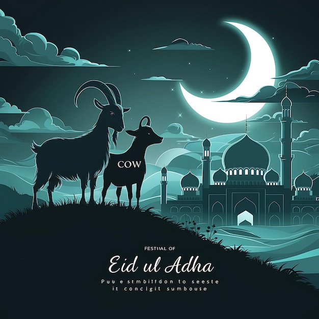 Eid Al Adha mubarak background design