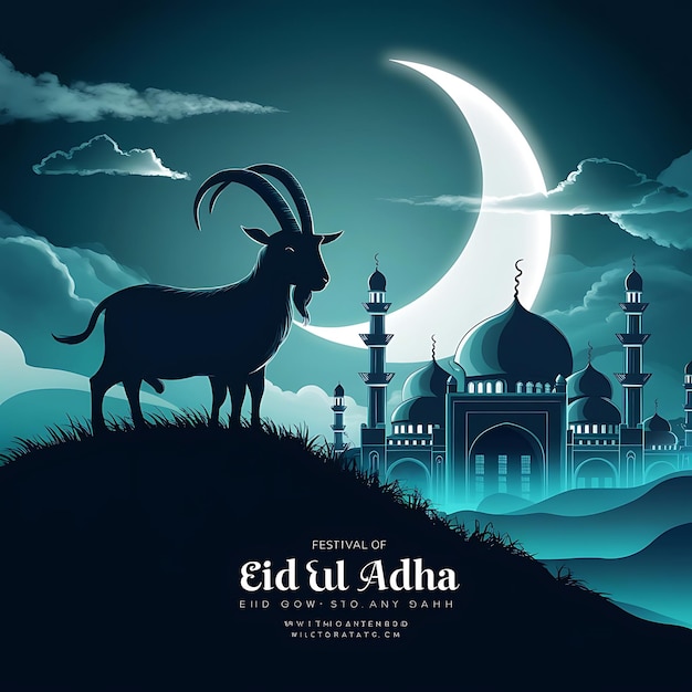 Eid Al Adha mubarak background design