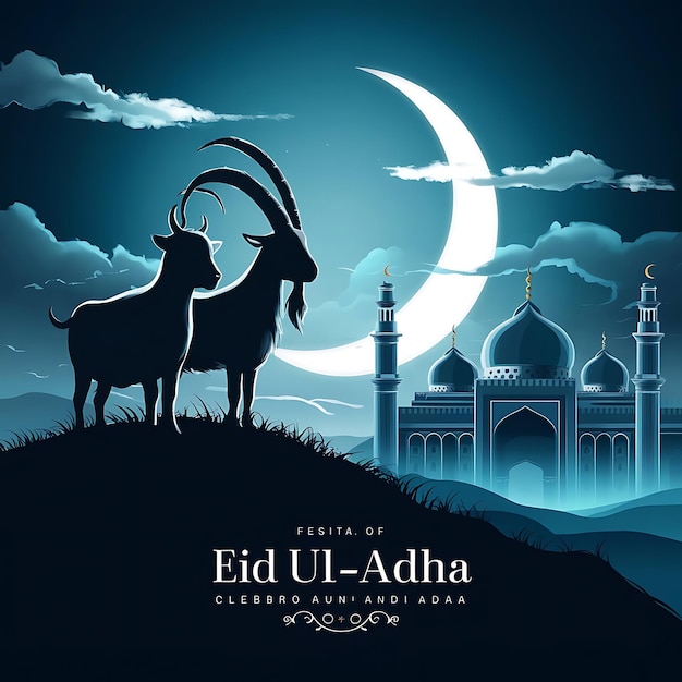 Eid Al Adha mubarak background design