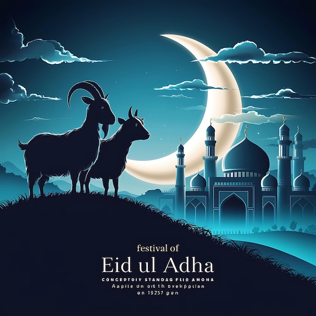 Eid Al Adha mubarak background design