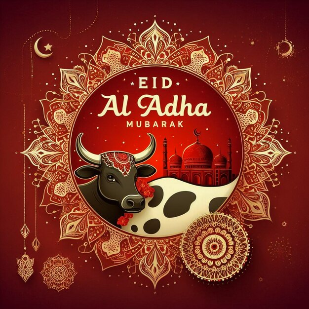 Eid Al Adha Mubarak religious Muslim festival