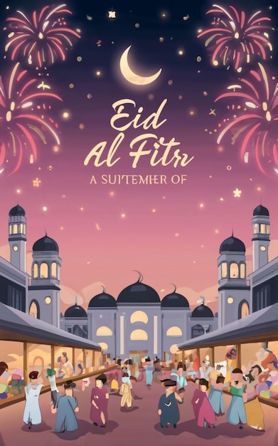 Photo eid al fitr image background