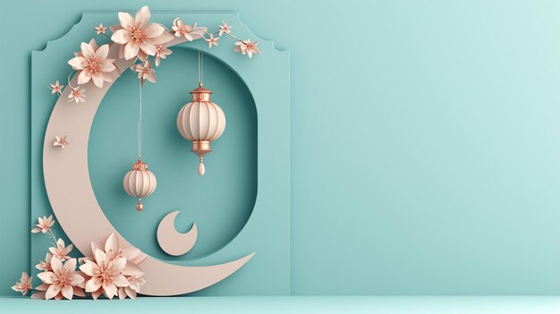 Eid Al Fitr Mubarak Islamic Festival Social Media Post Design Template