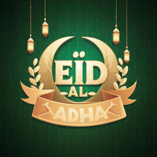 EID ALadha banner background design photo