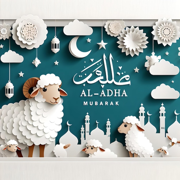 Eid alAdha banner on social media