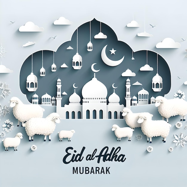 Eid alAdha banner on social media