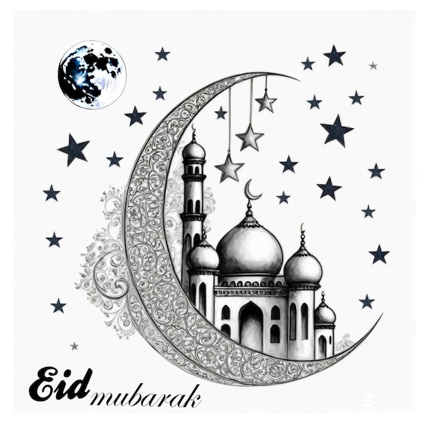 Eid Mubarak design card