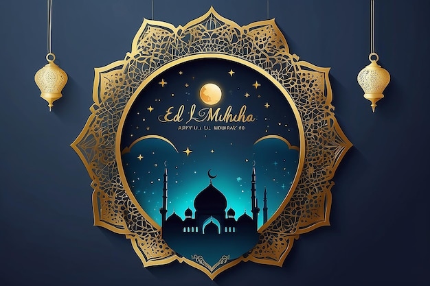 Eid Mubarak Eid ulFitr Eid ulAdha Religious holiday Creative idea and Concept Design Eid alAdha