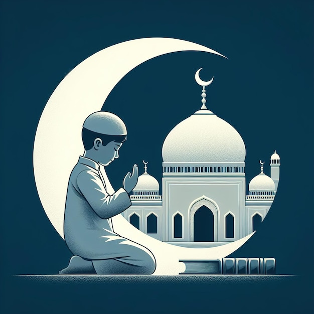 Eid Mubarak illustration