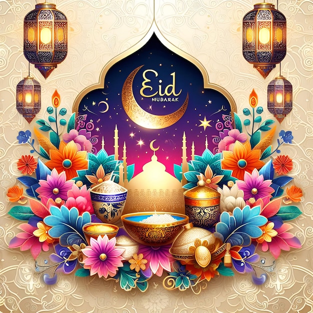 Eid Mubarak islamic design