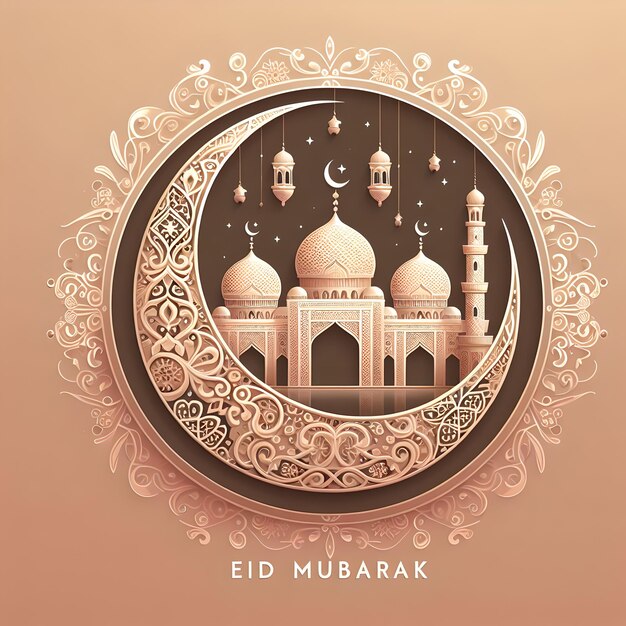 Eid Mubarak Islamic wallpaper