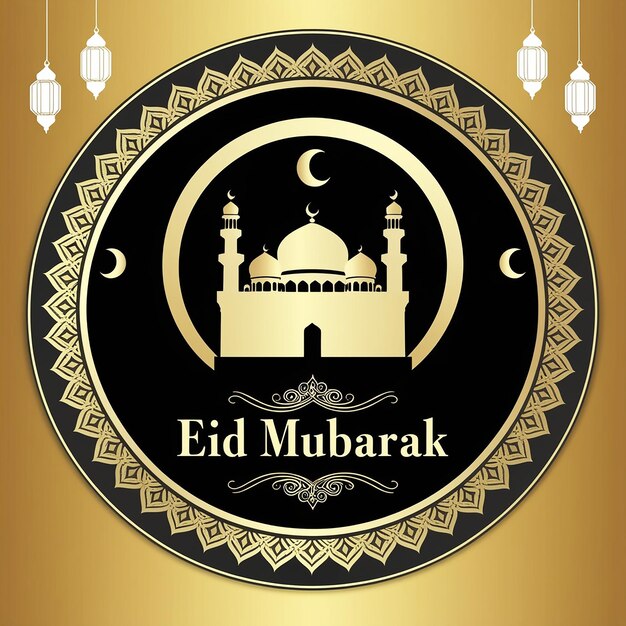 Photo eid mubarak logo and wallpaper stunning designs for your celebration