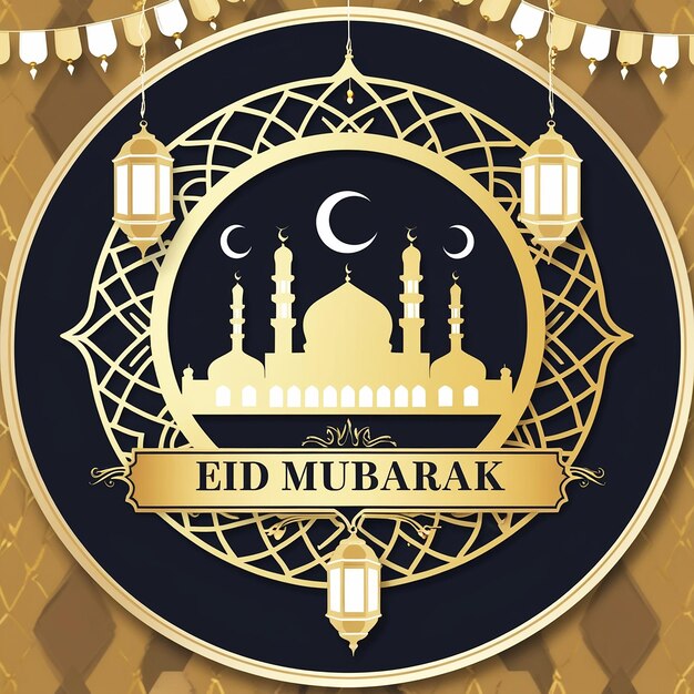 Eid Mubarak Logo and Wallpaper Stunning Designs for Your Celebration