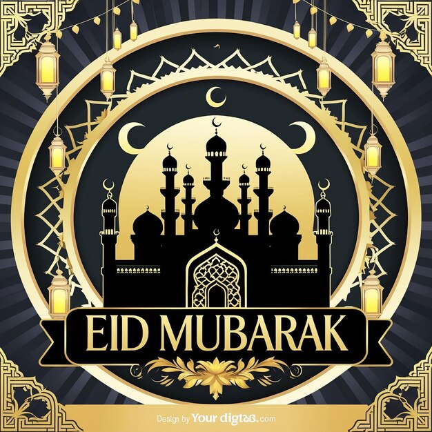 Eid Mubarak Logo and Wallpaper Stunning Designs for Your Celebration