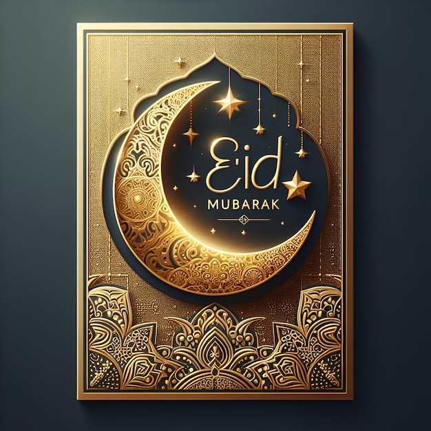 Eid mubarak vector design