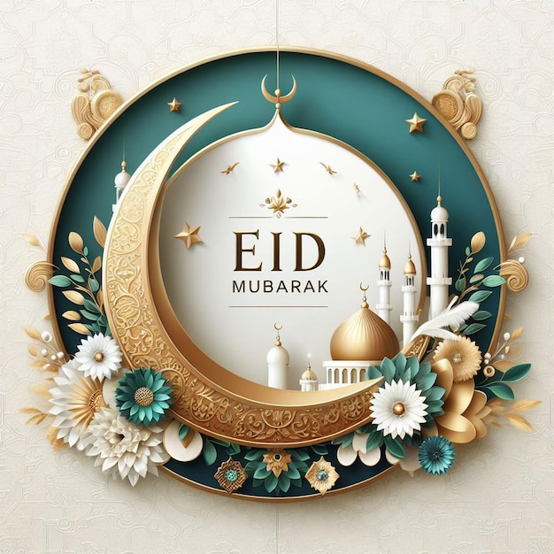 Eid Mubarak Wallpaper file template free download wallpaper